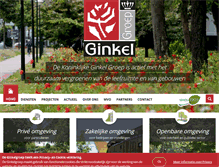 Tablet Screenshot of ginkelgroep.nl